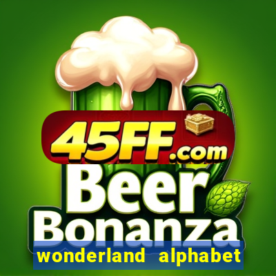 wonderland alphabet comic studio